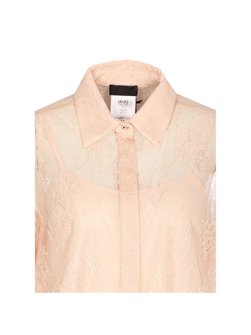 Camicia in pizzo chantilly LIU JO | PA6038J4961/X0753